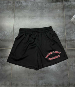 NJ exclusive black mesh shorts